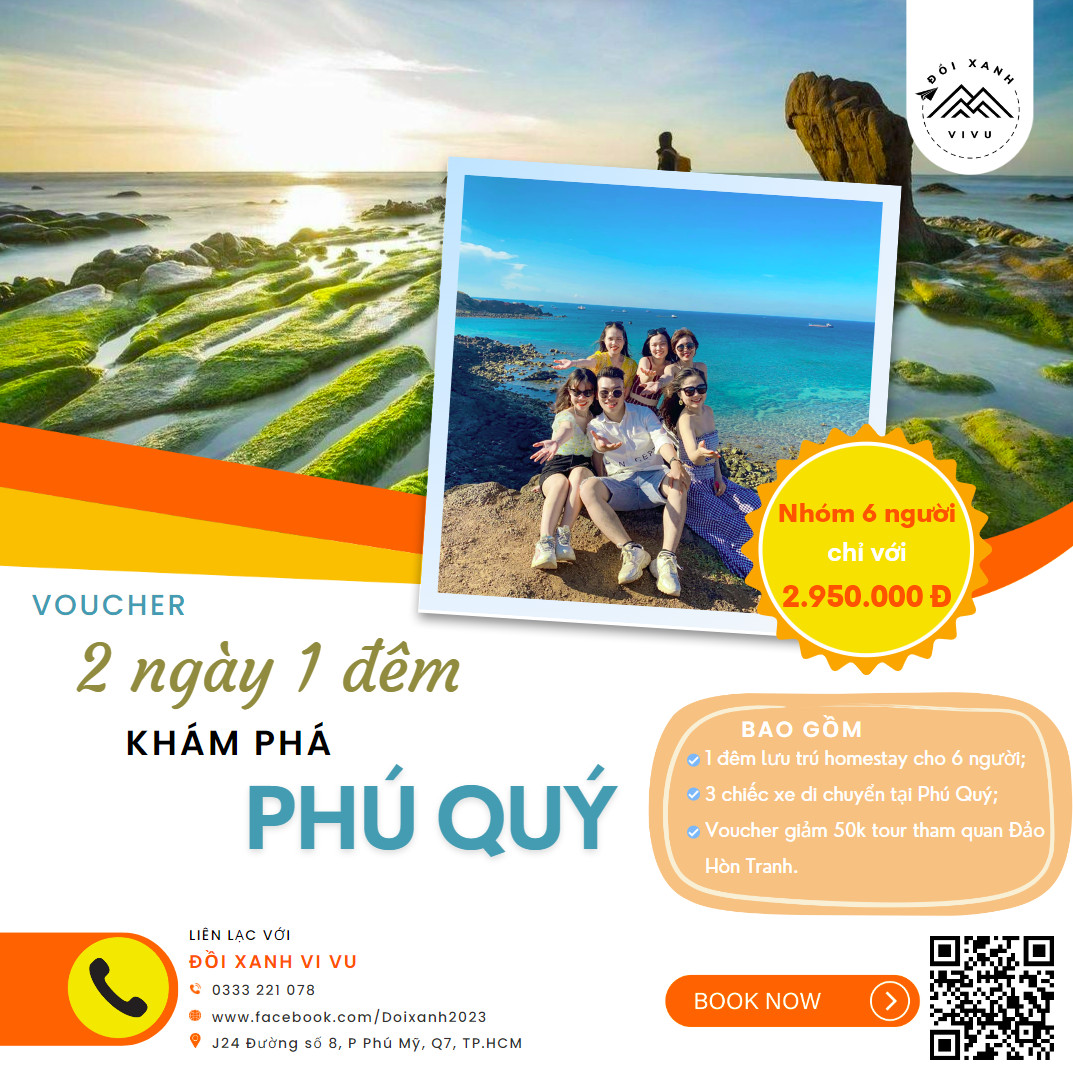 Tour Phú Quý 2 ngày 1 đêm CỰC HOT