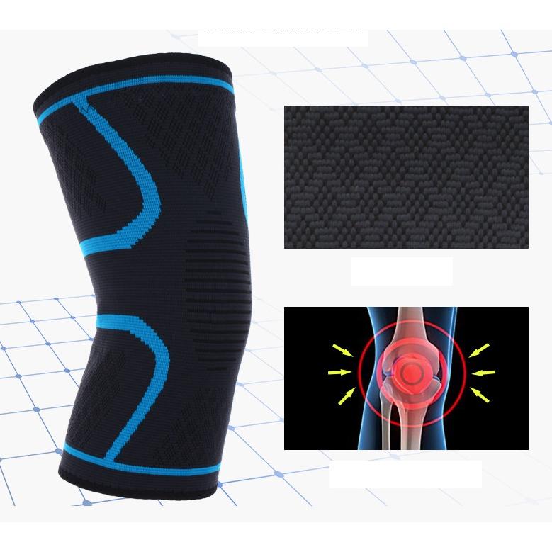 Miếng Bó Gối Và Dây Cuốn Nén Full Thể Thao Vải Dệt Kim Chơi Đá Bóng Nhẩy cao leo núi xe đạp cầu lông