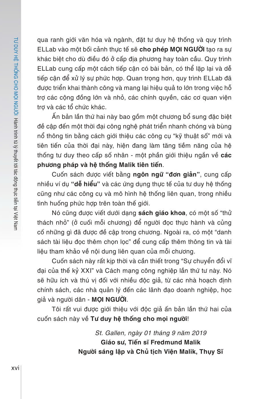 Tư duy hệ thống cho mọi người. Hành trình từ lý thuyết tới tác động thực tiễn tại Việt Nam - bản in 2024