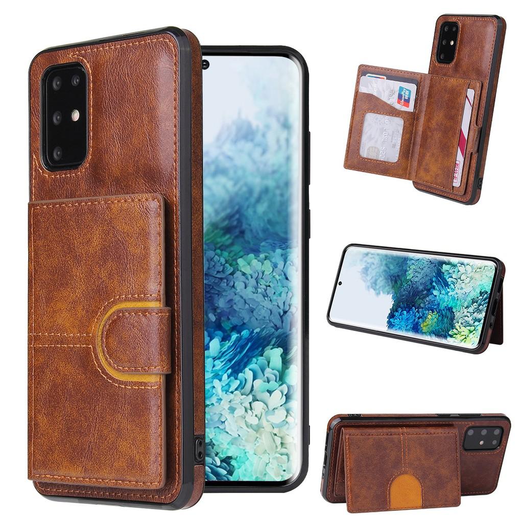 Ốp lưng dành cho iPhone 6 6s 7 8 plus x xs max 11 12 13 pro mini pro max - ví da ngăn để thẻ - để ảnh - để tiền