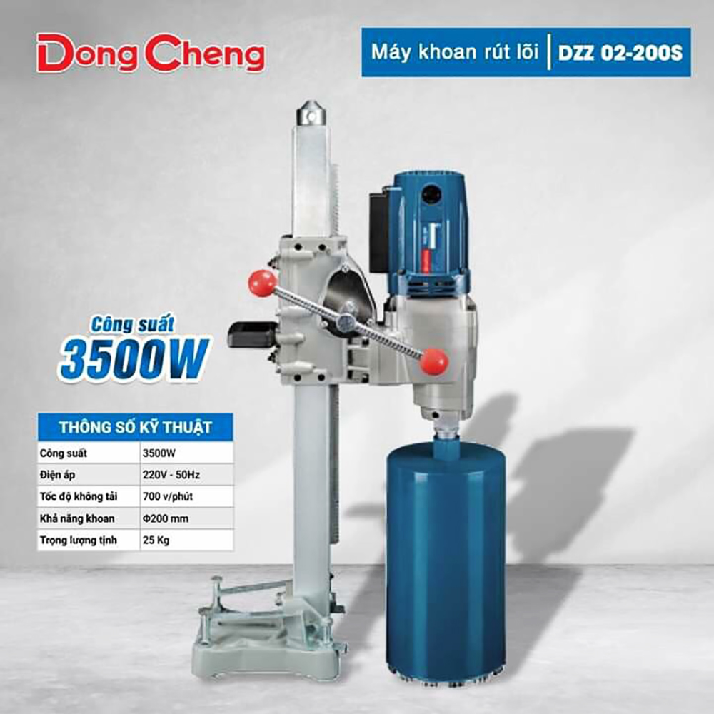 Máy khoan rút lõi bê tông Dongcheng DZZ02-200S