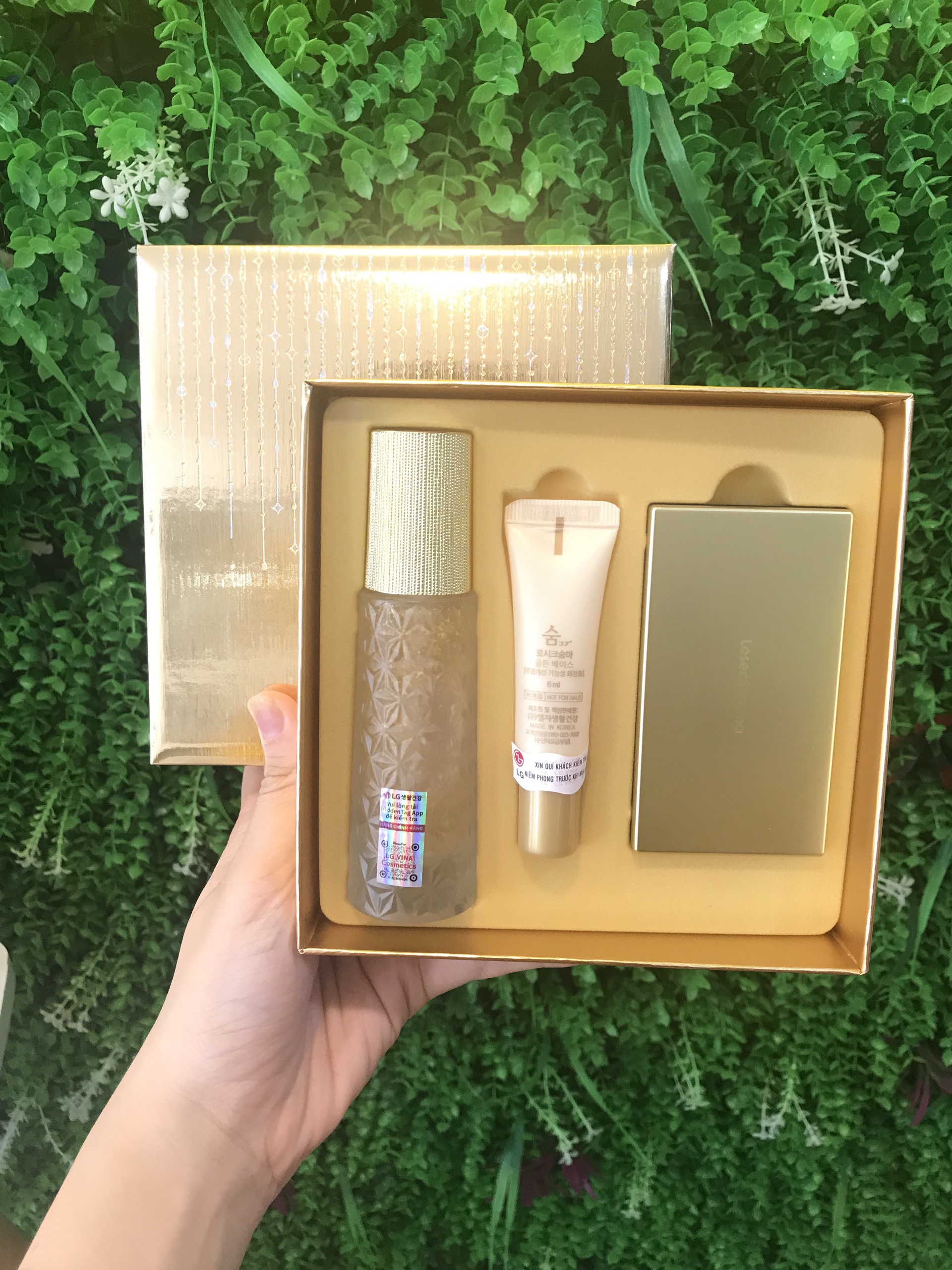 Bộ Kem Lót Hoàng Kim Su:M37 Losec Summa Golden Base Set 40g