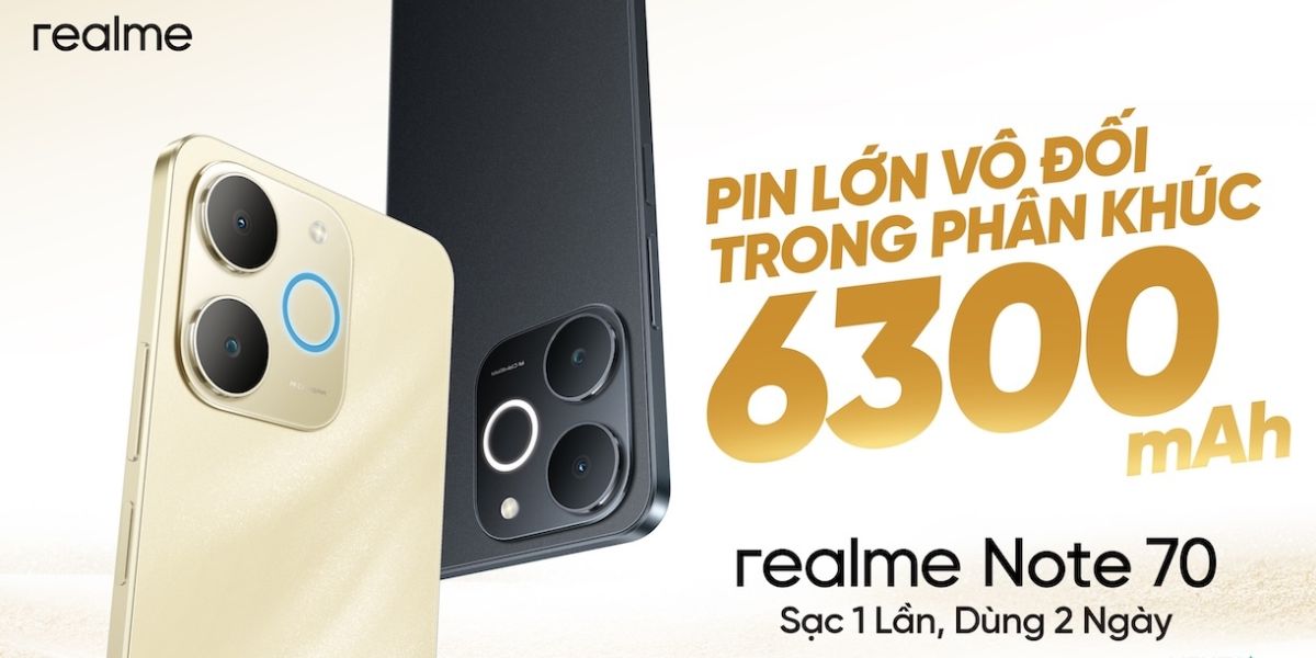 Điện thoại Realme Note 70 (4GB/128GB) - Hàng Chính Hãng
