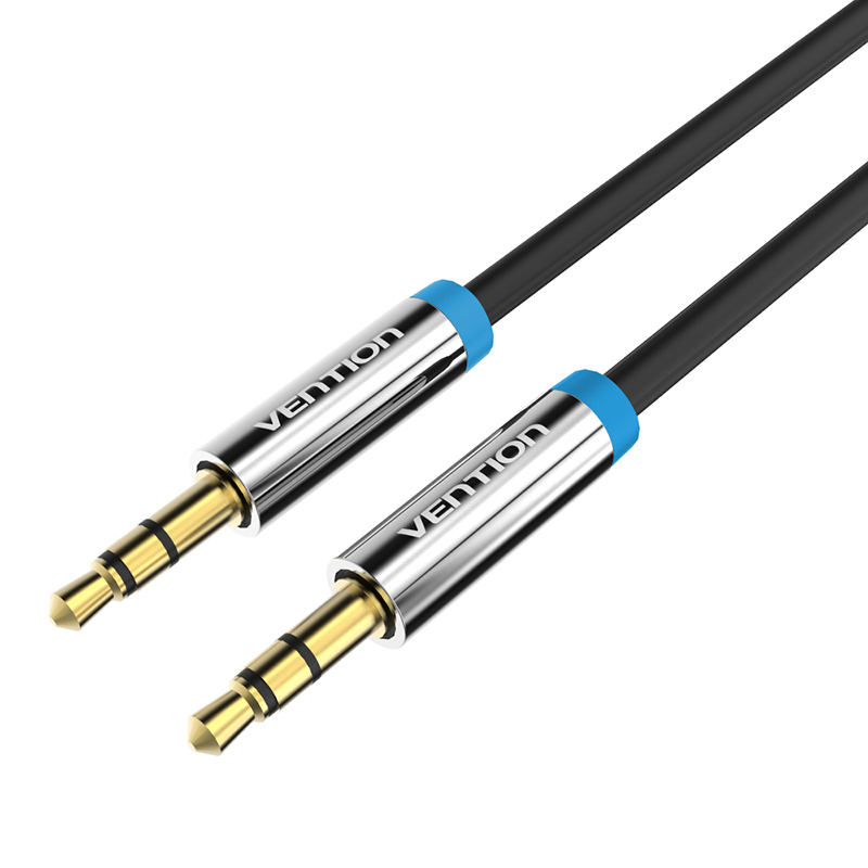 Cáp audio AUX  3.5mm bọc dù chống rối, chống gãy hàng chính hãng Vention P350AC (2m-5m)