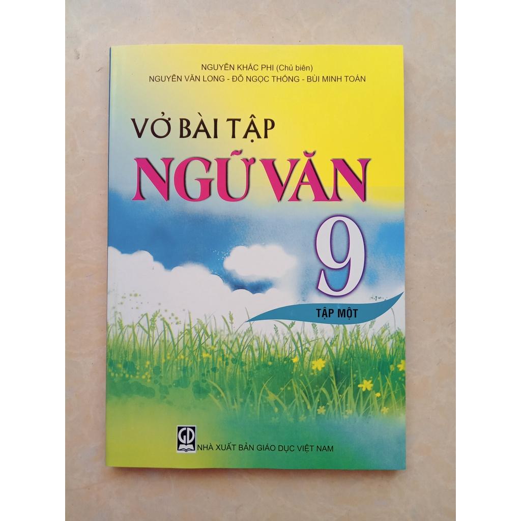 Sách - Combo Vở bài tập Ngữ văn 9 (Tập 1+Tập 2)