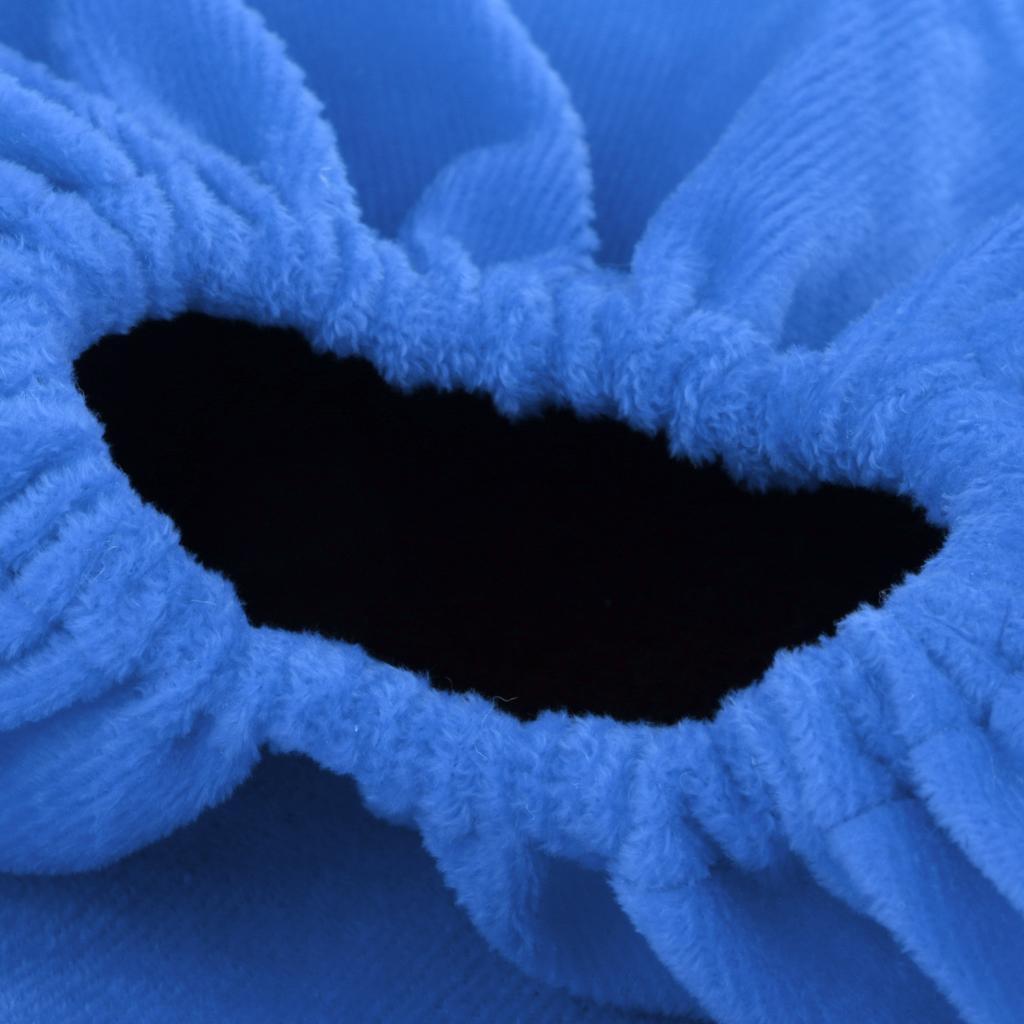 2x Velvet Covers Household Over with Sole for Age 3-12 Kids