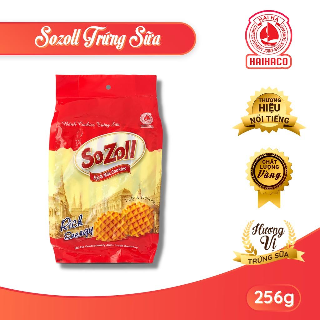 Bánh trứng sữa Sozoll HẢI HÀ (Gói: 256g) - Hàng chính hãng