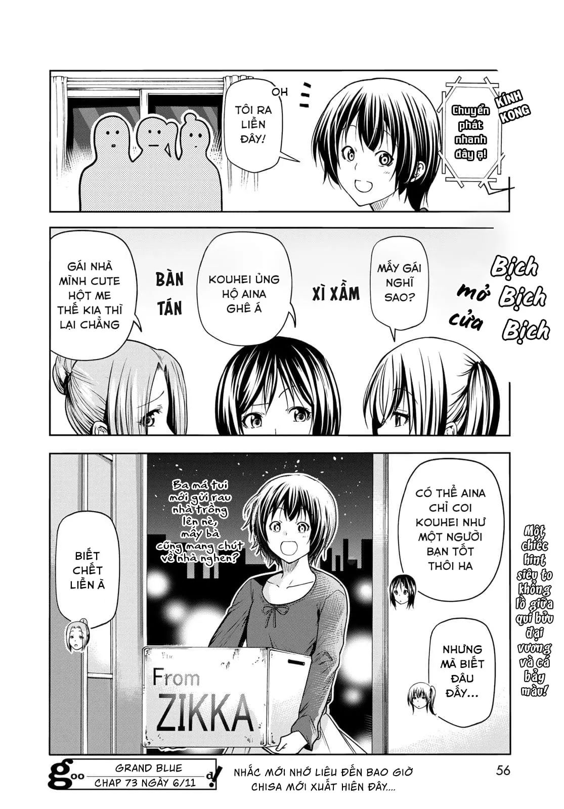 cô gái thích lặn - grand blue chapter 72 34