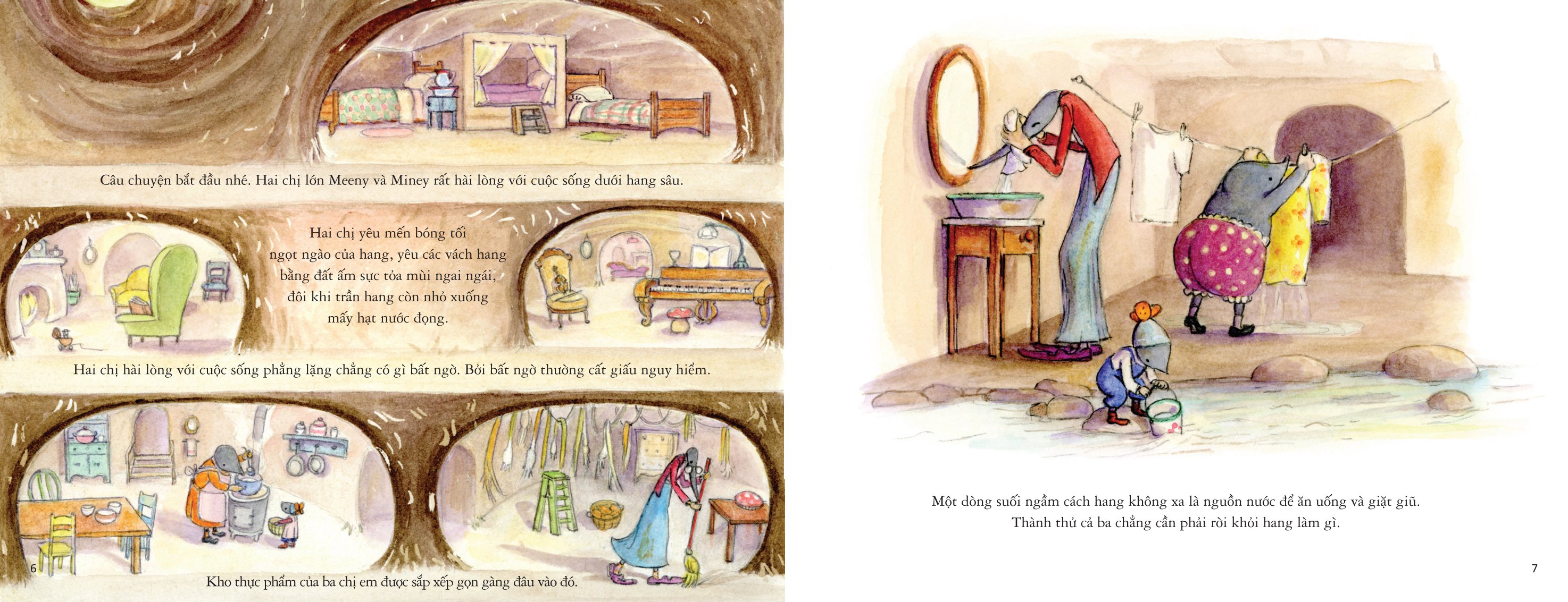 Sách Bước Ra Thế Giới Rực Rỡ - Các Nàng Chuột Chũi Eeny, Meeny, Miney