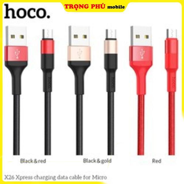 Cáp Sạc Hoco X26 IP, Samsung, TypeC - Chính Hãng