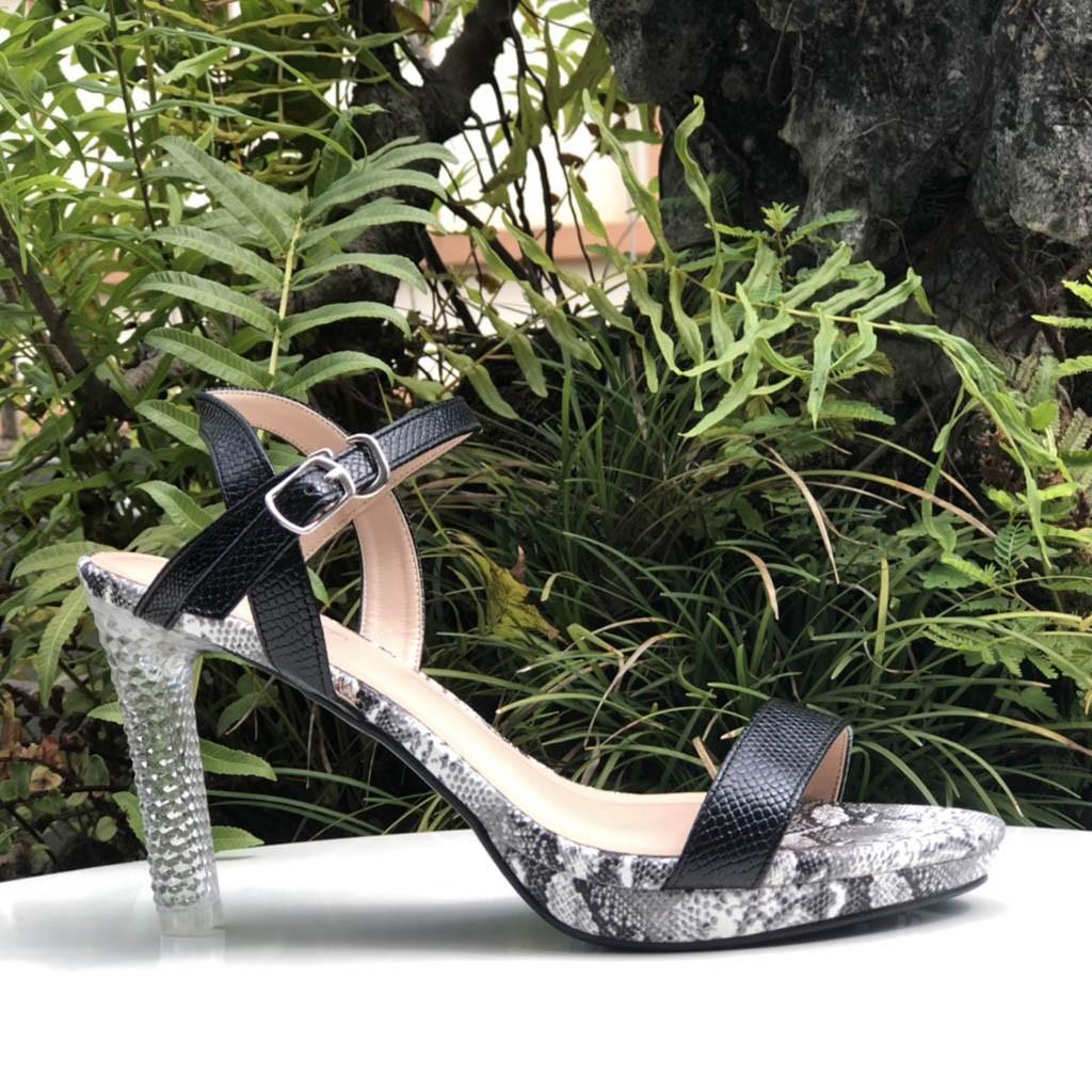 Sandal Nữ Gót Trong Hot Trend 2020 Quai Da 21419