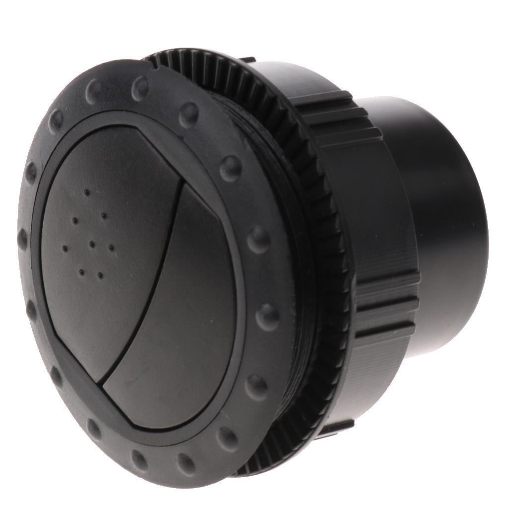 RV Motorhome Truck Trailer Interior Air Vent Exhaust Outlet Black