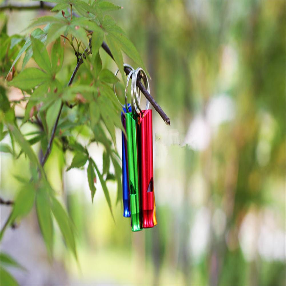Aluminum Emergency Whistles Outdoor Survival Camping Adventure Whistle Trekking Lifeguard Whistle