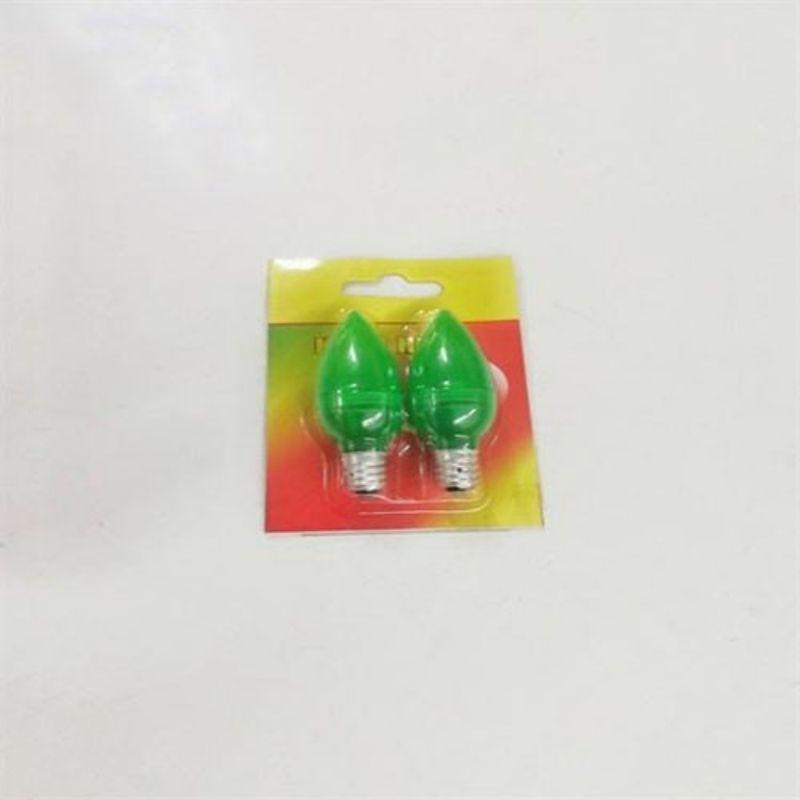 Combo 10 bóng ớt led nhựa xanh lá