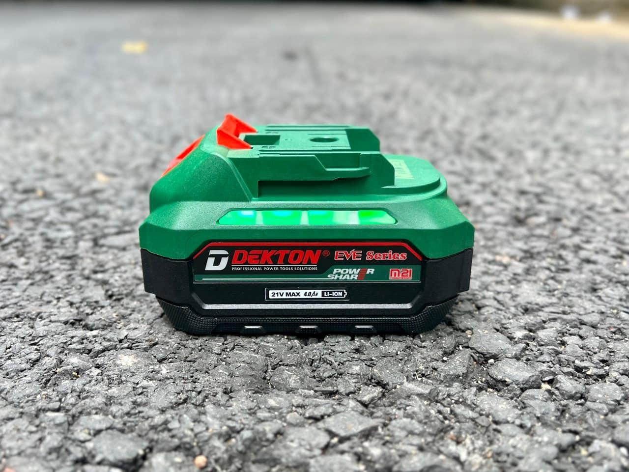 COMBO 1 PIN 4Ah DEKTON M21-B4000EVE TẶNG 1 SẠC M21-S25A DEKTON - KM_T8 -HÀNG CHÍNH HÃNG