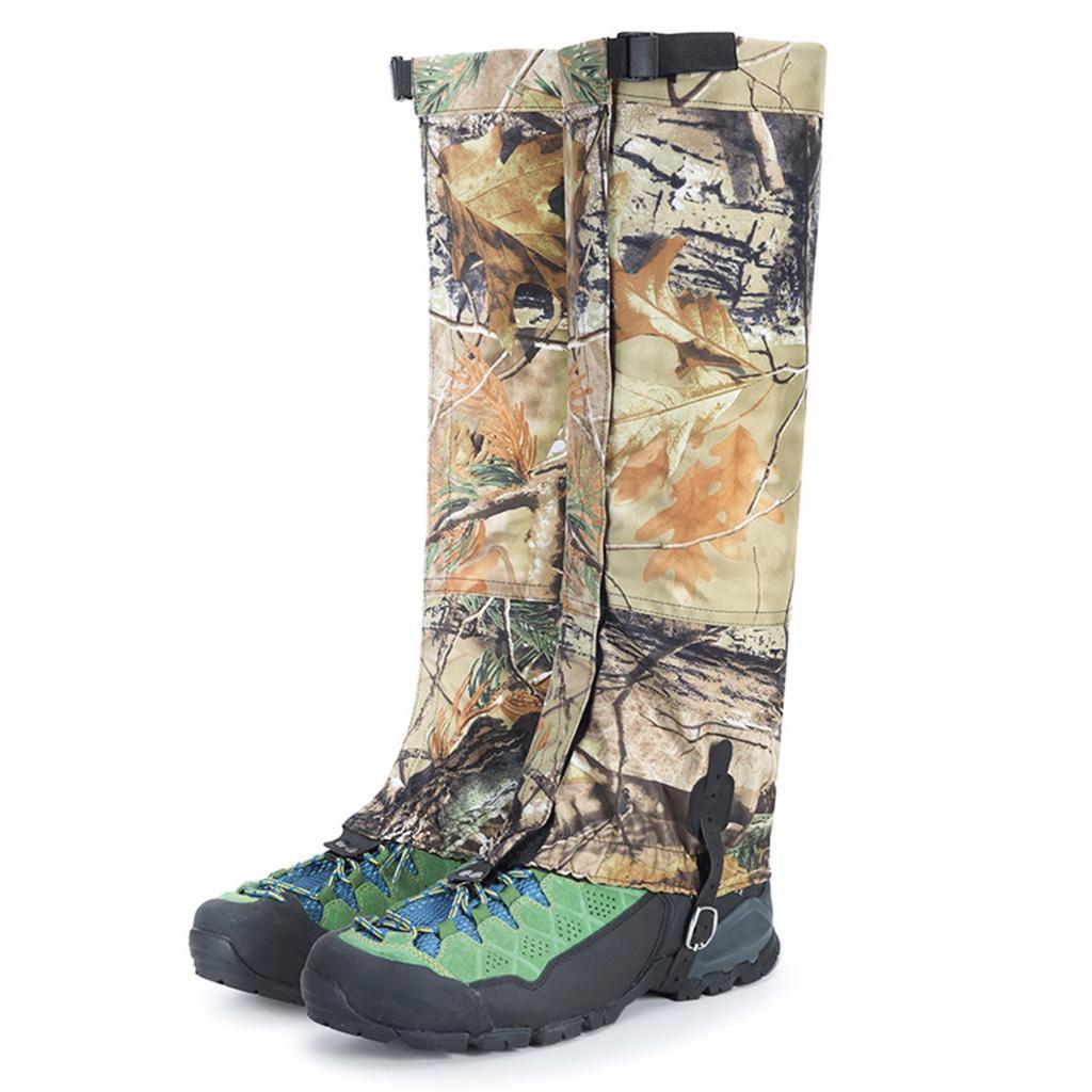 Leg Gaiters – Waterproof and Adjustable Snow Boot Gaiters for Hiking, Walking, Hunting, Mountain Climbing and Snowshoeing