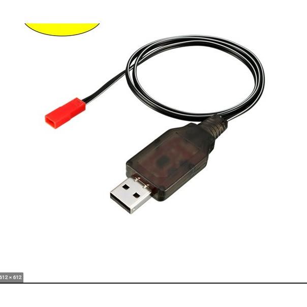 Dây sạc máy bay điều khiển từ xa 3.7v JST usb