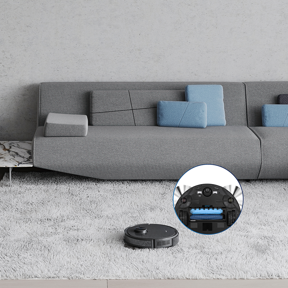 Robot hút bụi lau nhà Ecovacs Deebot T9 AIVI Plus - hàng nhập khẩu chính hãng full VAT, bảo hành chính hãng 24 tháng bởi Vietnam Robotics, lực hút 3000Pa, thời gian hoạt động 3 giờ liên tục