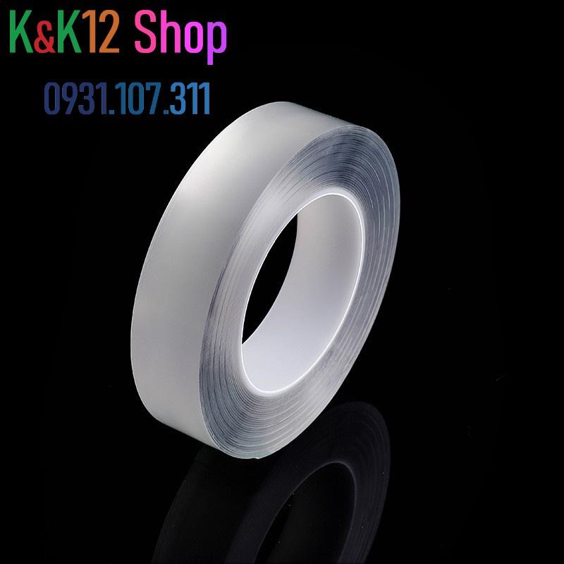 Keo dán. Cuộn keo dán silicon cố định đồ vật 3cm*5m dày 1mm giúp dễ dàng cố định đồ vật trong gia đình K03