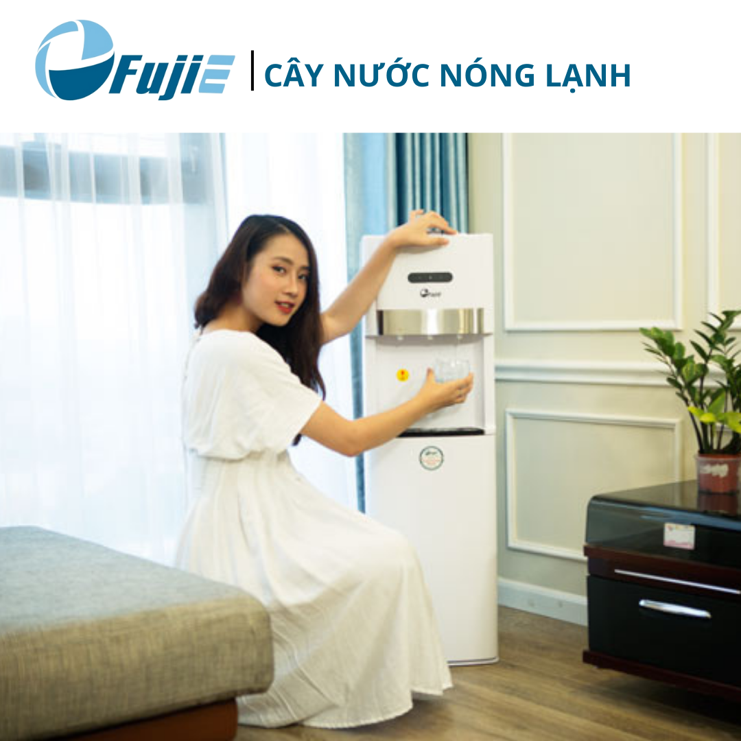 Cây nước nóng lạnh bình âm FujiE WD6500C, làm lạnh nhanh bằng Block khóa vòi nóng an toàn, Bảo hành 2 năm - Hàng chính hãng