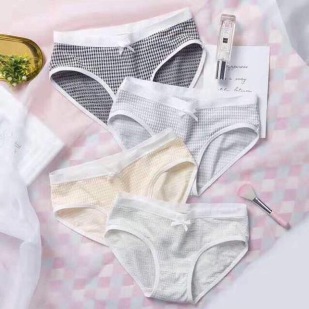 Quần lót cotton trần bông