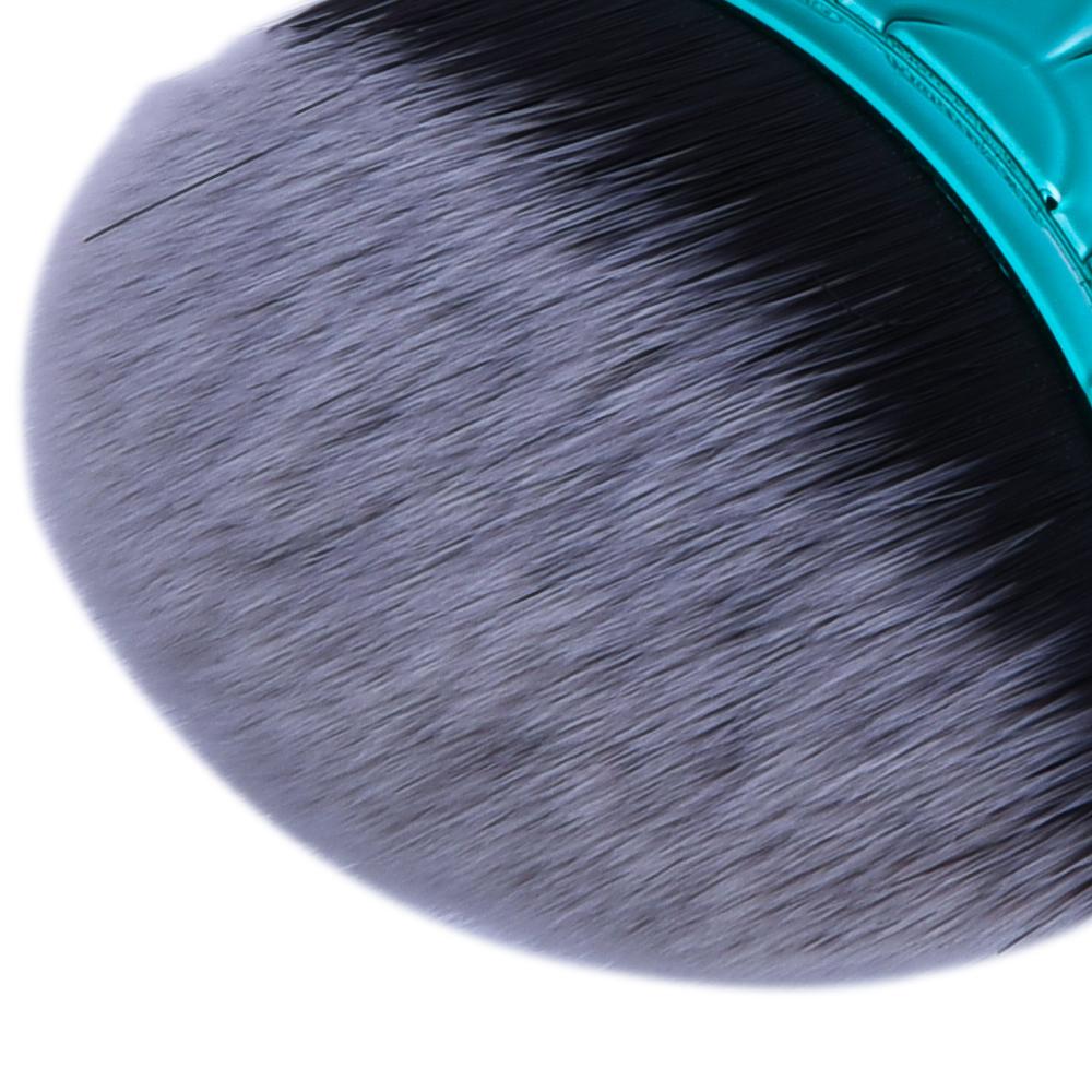 Mermaid Glitter Makeup Powder Blush Foundation Contour Cosmetic Brush Silver