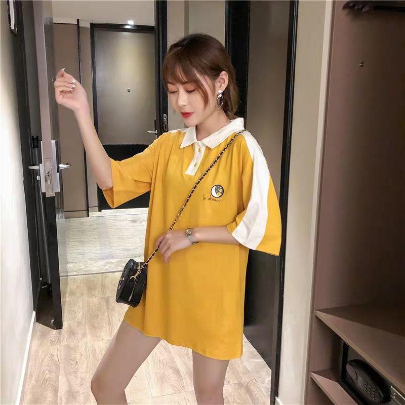 Áo polo, áo nữ, áo uzzlang, áo kiểu, áo có cổ chữ V, áo Hàn Quốc