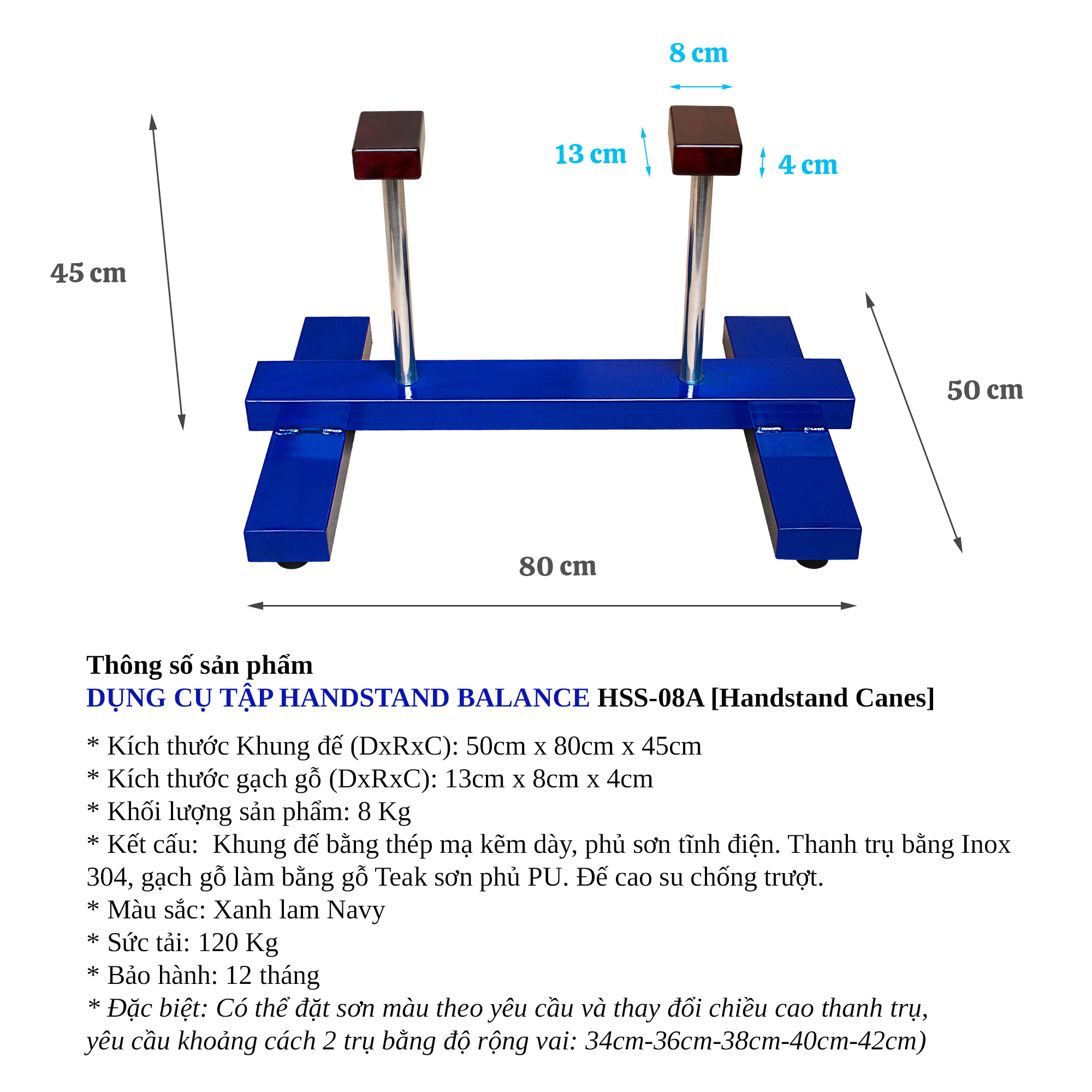 Handstand Canes - Dụng cụ tập Hand Balance Pocorrys 08