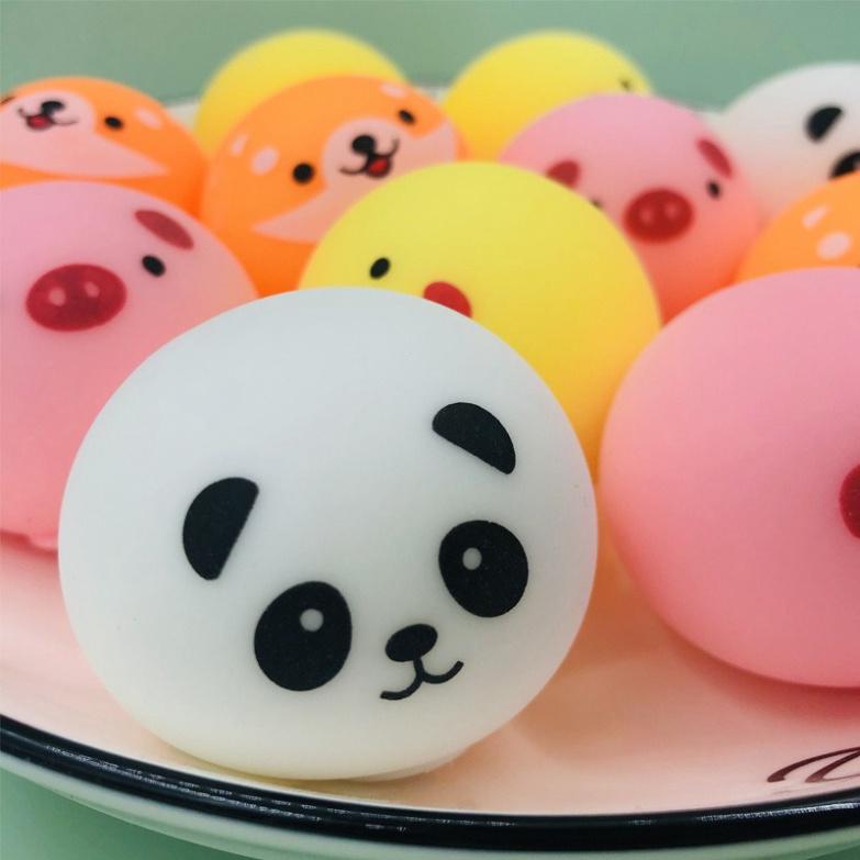 Squishy Mochi heo hồng thỏ trắng gấu trúc trắng vịt vàng shiba mềm mịn dễ thương giá rẻ