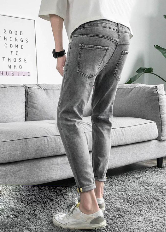 Quần Bò Nam Ghi Xám Hàn Quốc JEANXAM50 - Jean Xám