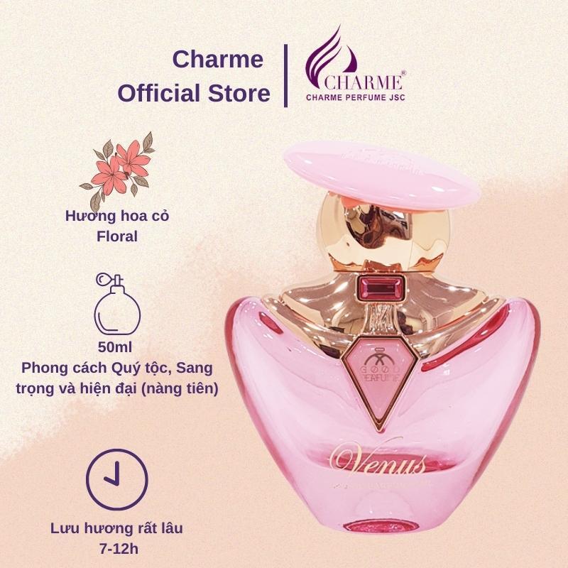 [LIMITED DATE 11/2025 CHIẾT KHẤU 40%] Nước Hoa Nữ Cao Cấp GOOD CHARME VENUS 50ml Lưu Hương Lâu Quý Tộc, Sang Trọng_Nước Hoa Chính Hãng
