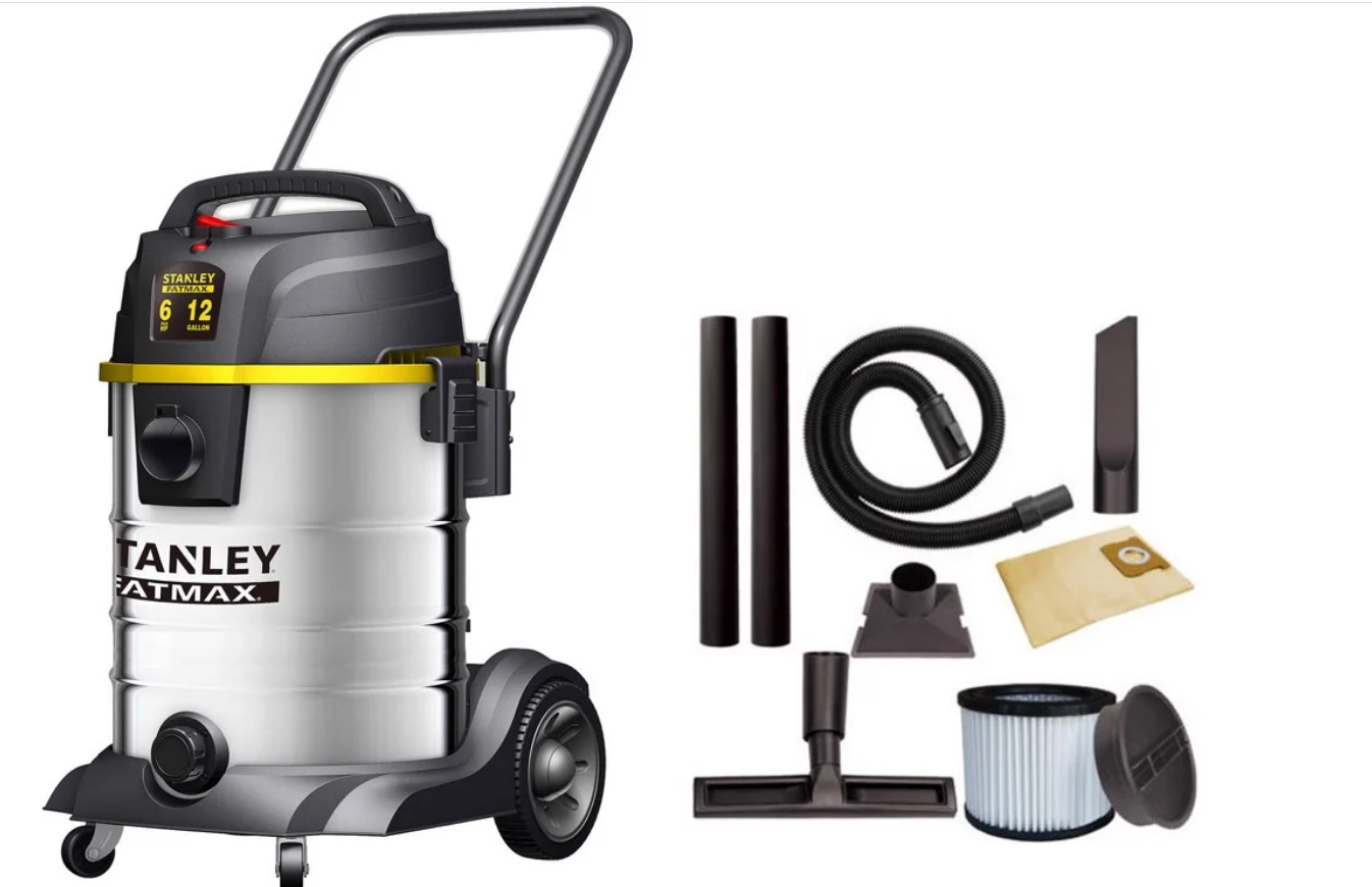 MÁY HÚT BỤI 3 CHỨC NĂNG MOTOR 2 TẦNG 4500W 45L STANLEY SL19501-12B - HÀNG CHÍNH HÃNG