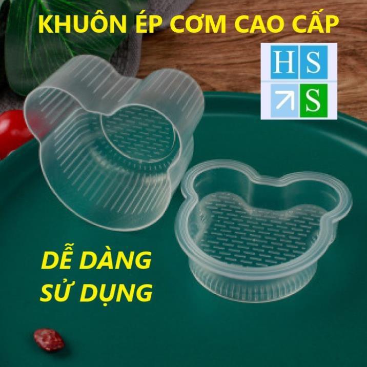 SET 07 Khuôn cơm BENTO ép tạo hình cơm nắm Sushi Origini mẫu đẹp nhựa nguyên sinh an toàn thực phẩm cho bé