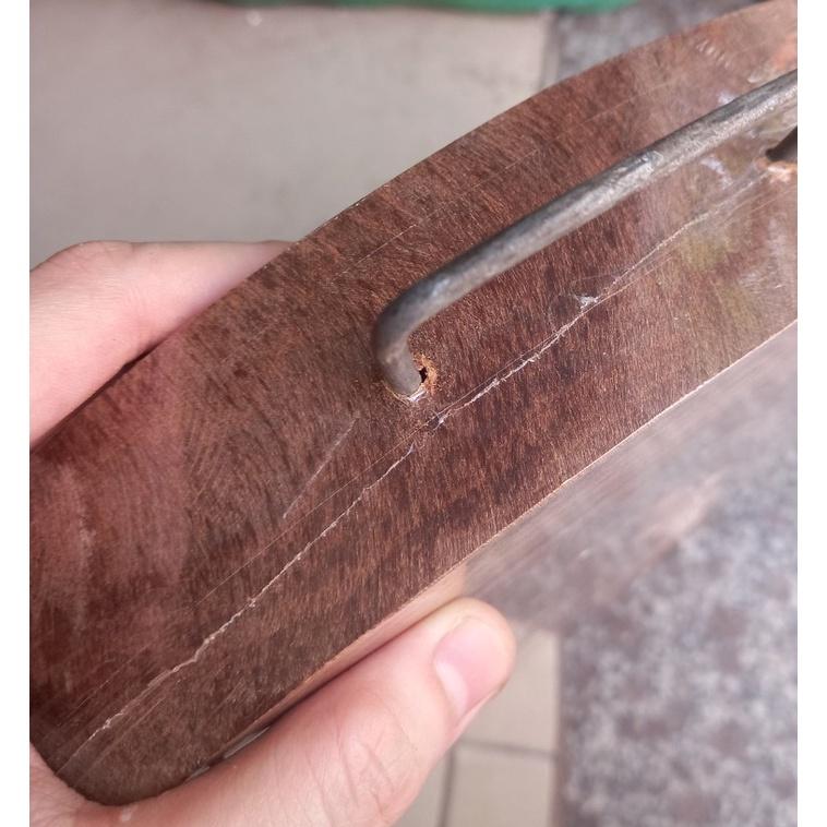 Thớt gỗ nghiến tròn Tây Bắc size 35x5cm