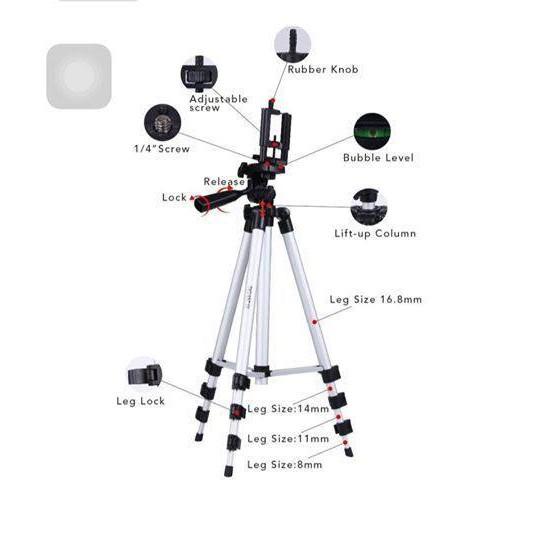 Gậy 3 Chân Tripod 3110 Chuyên Chụp Hình Live Stream