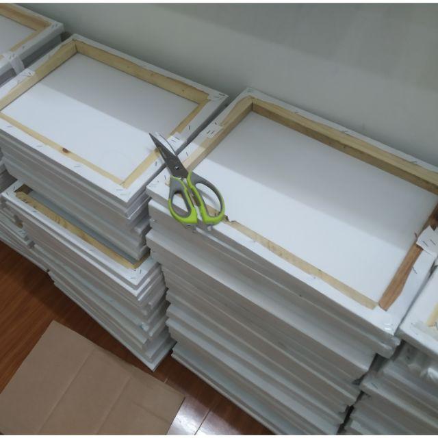 Toan Vẽ - Khung Căng Canvas Vẽ Tranh Sơn Dầu, Sơn Nước, Màu Acrylic, Chì Căng, Bền, Chắc, Nhẹ, Mịn