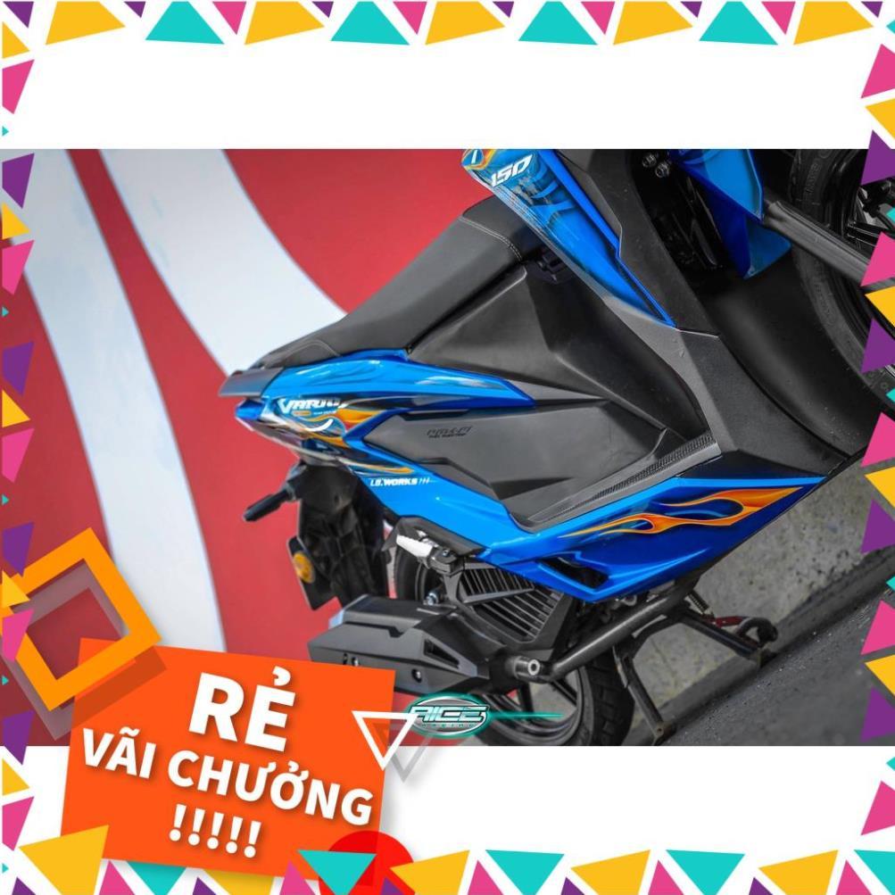 Tem Rời Vario 150 Mẫu Lửa Xanh Đen Vàng