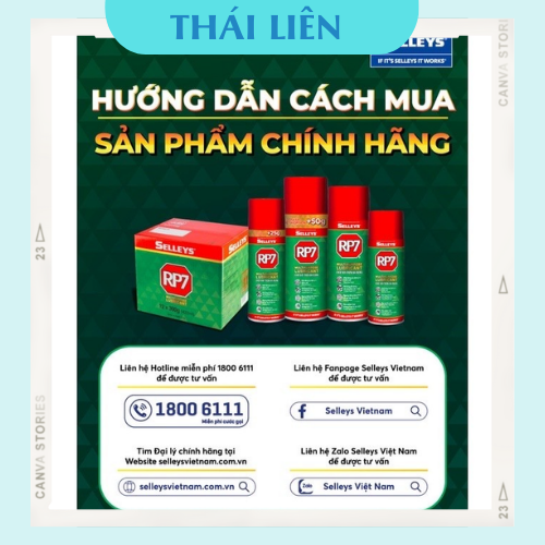RP7 Chai Xịt Chống Rỉ Sét 150g 175g 300g 350g.
