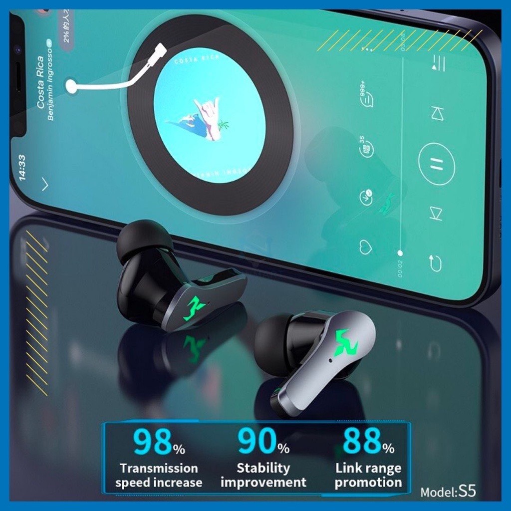 Tai Nghe Gaming Bluetooth Sendem S5 - Hàng Nhập Khẩu