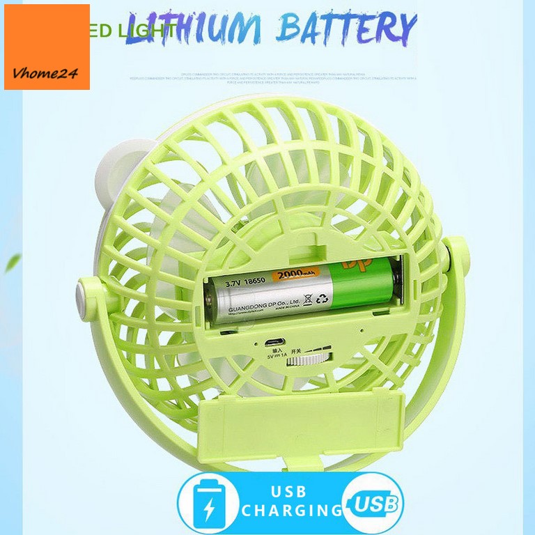 QUẠT KẸP BÀN SẠC TÍCH ĐIỆN CAO CẤP DP