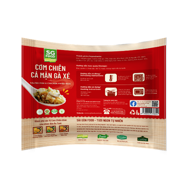 [Chỉ Giao HCM] - Cơm Chiên Cá Mặn Gà Xé SG Food Túi 250g