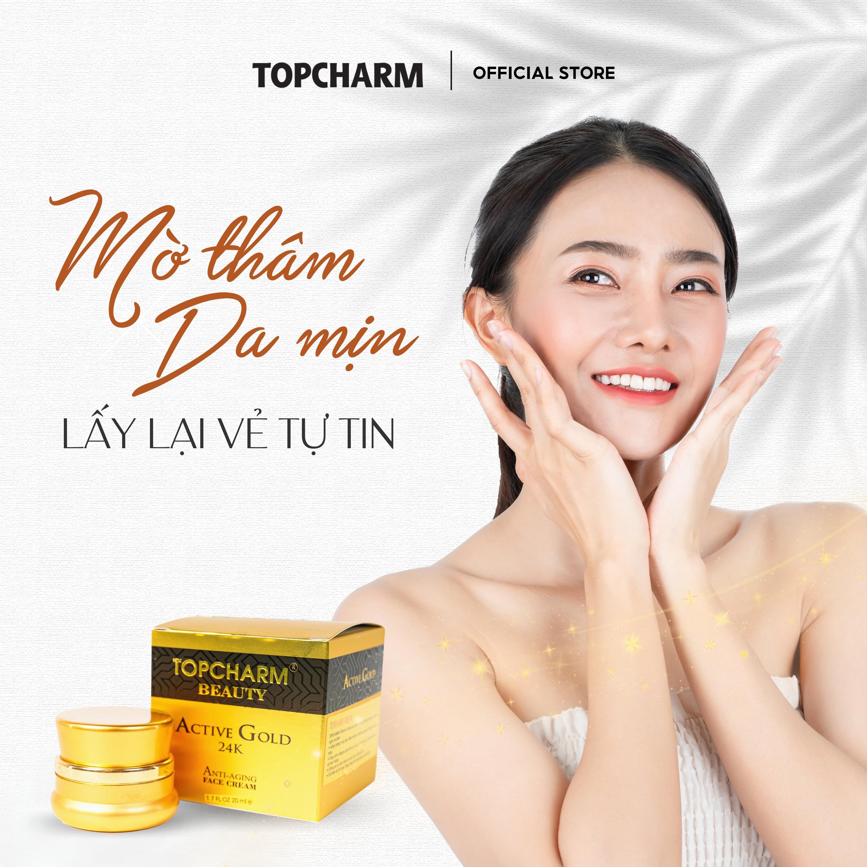 Kem cao cấp chuyên tái tạo trẻ hóa nâng tông da trắng mịn TOPCHARM 20g