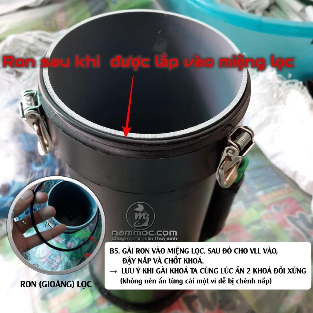 Lọc DIY NAMOC F114.AT || Bơm ATMAN Êm Ái - Vật Liệu Lọc Tuỳ Chọn