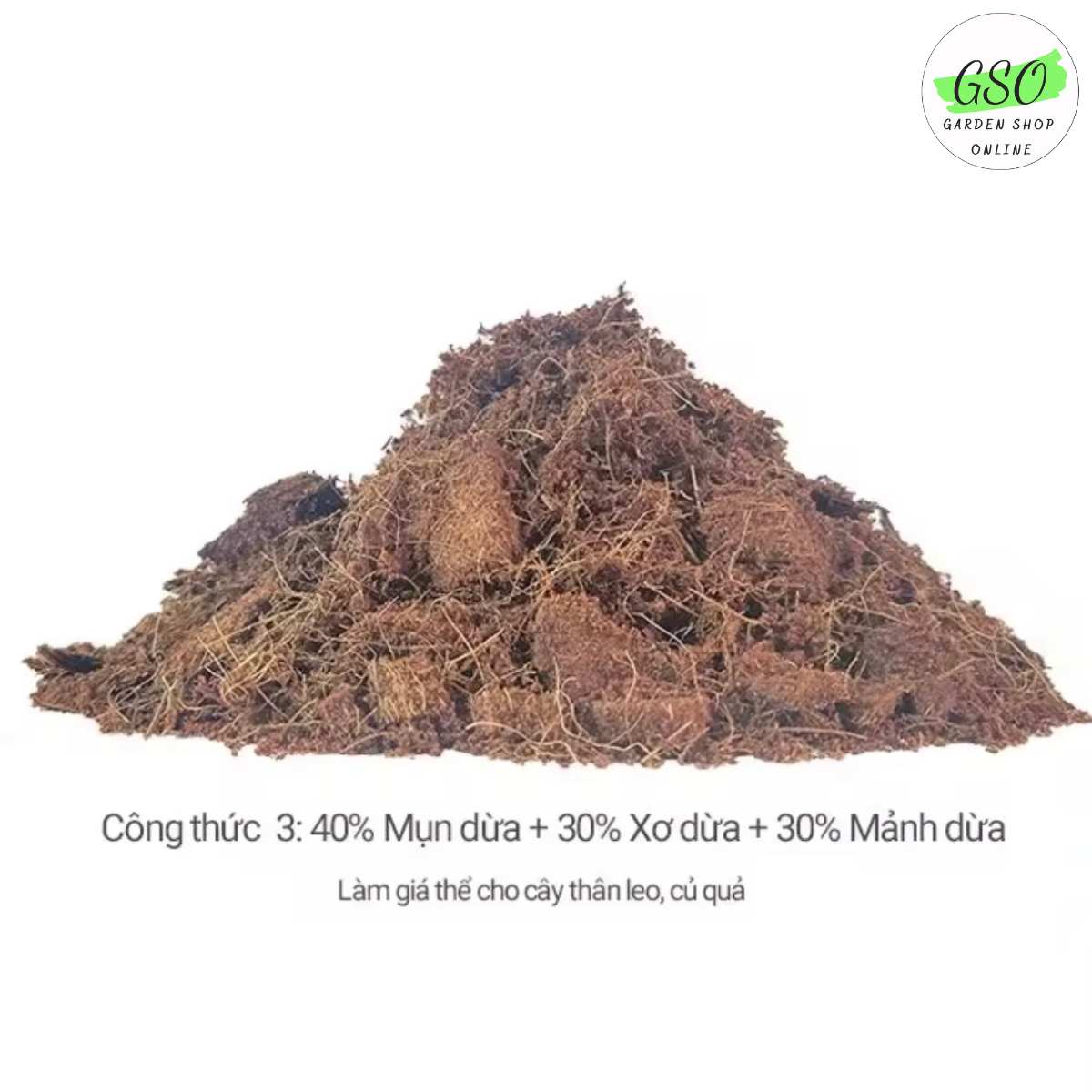 XƠ DỪA TRỘN SẴN - Đất trồng cây bằng xơ dừa