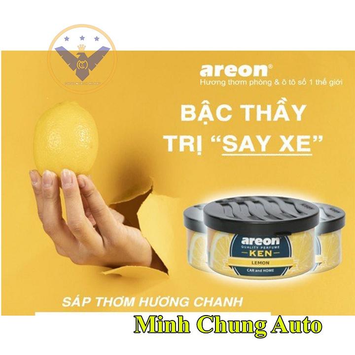 Sáp thơm ô tô AREON hương chanh tây - Khử mùi ô tô, phòng ngủ