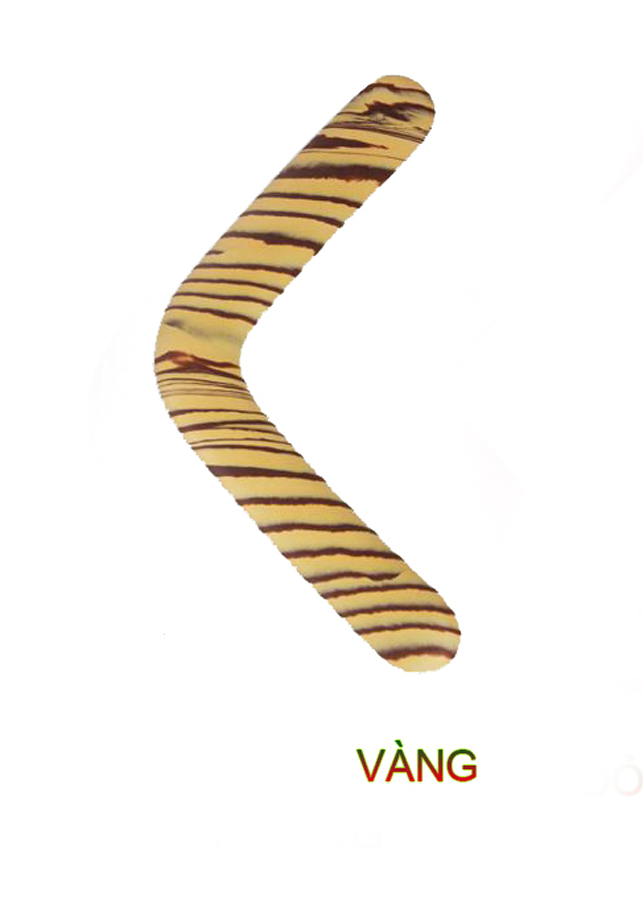 Boomerang chữ V V.5 (màu vàng)