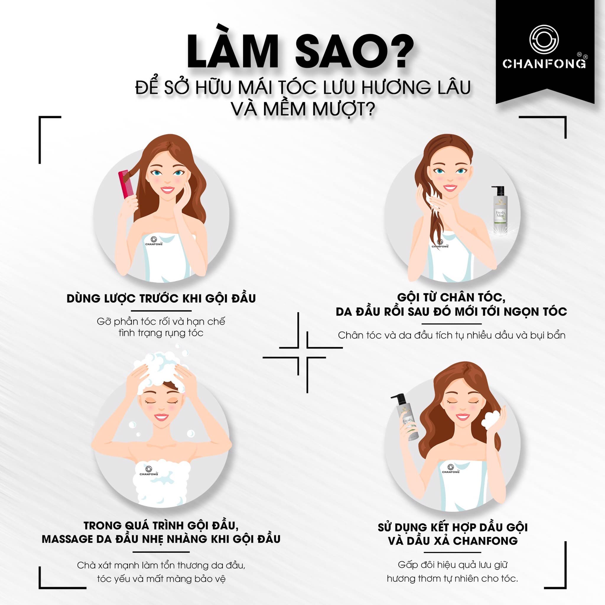 Dầu gội ORGANIC 24 loại thảo dược thiên nhiên Chanfong Thái Lan - 500ml