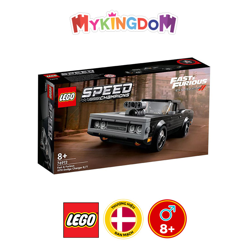 Đồ Chơi LEGO SPEED CHAMPIONS Siêu Xe 1970 Dodge Charger R/T 76912 (345 chi tiết)