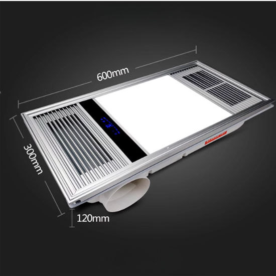 Quạt Sưởi Ấm Kiêm Đèn Âm Trần Điều Hoà Thông Gió Fan Heaters LCD