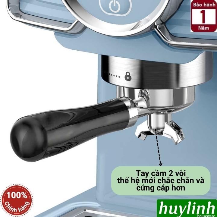 Máy pha cà phê Zamboo ZB-901 PRO - 1350W - Pha 1 - 2 tách tự động - Phong cách Vintage [Mẫu mới 2023] - Hàng chính hãng